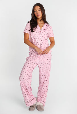 Graphic Super Soft Pajama Dad Shirt & Pants 2-Piece Set