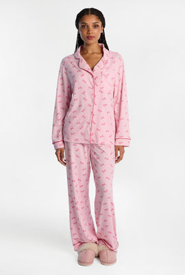 Super Soft Pajama Dad Long Sleeve Shirt & Pants 2-Piece Set