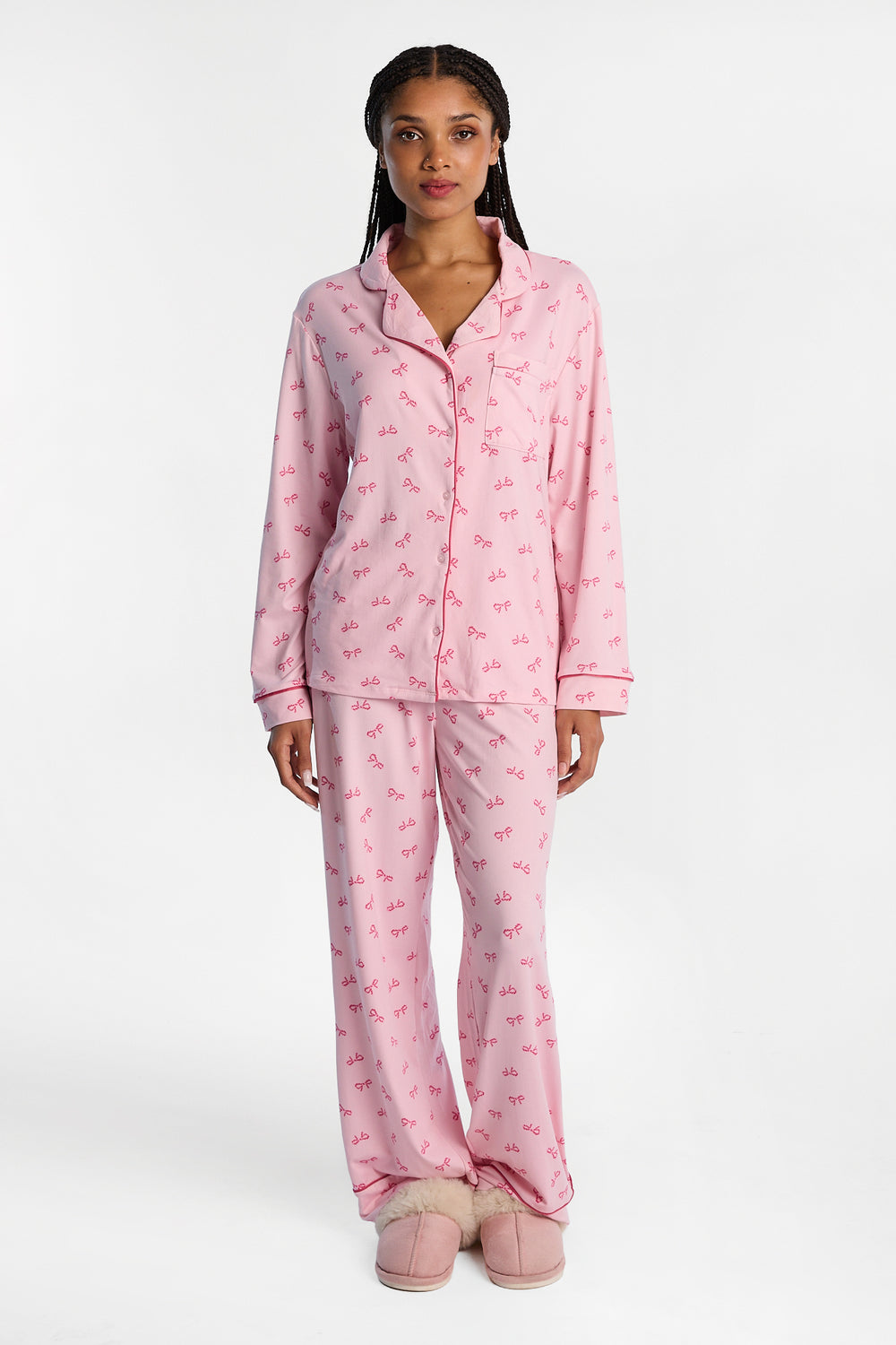 Super Soft Pajama Dad Long Sleeve Shirt & Pants 2-Piece Set Super Soft Pajama Dad Long Sleeve Shirt & Pants 2-Piece Set