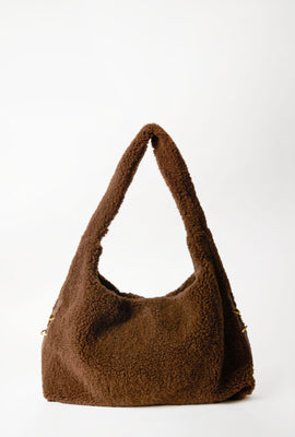 Sac à bandoulière en sherpa