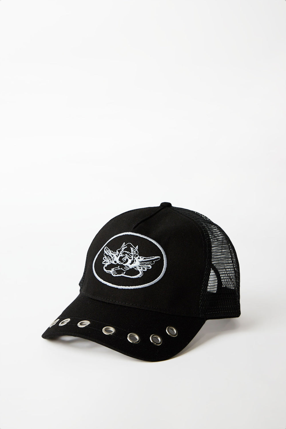 Angel Embroidered Trucker Cap Angel Embroidered Trucker Cap