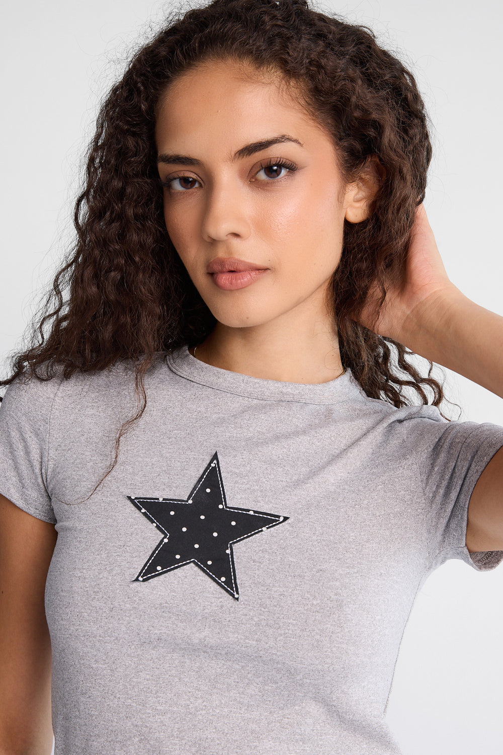T-shirt super doux étoile à pois T-shirt super doux étoile à pois