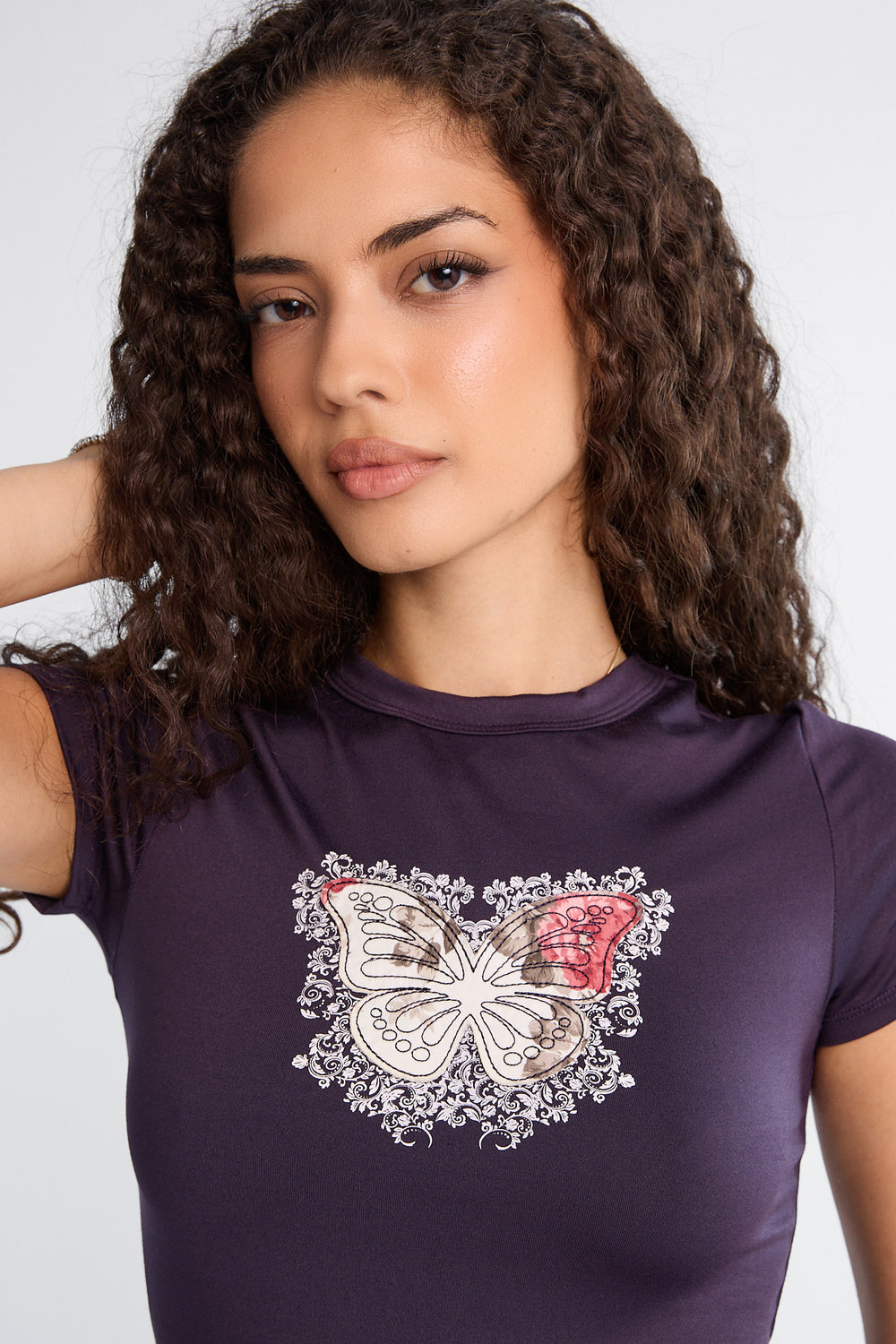 T-shirt super doux papillon T-shirt super doux papillon