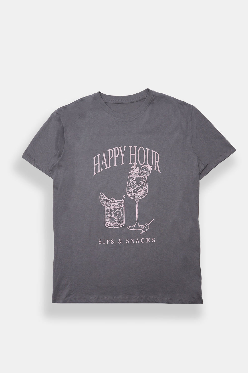Happy Hour Graphic Boyfriend Tee Happy Hour Graphic Boyfriend Tee