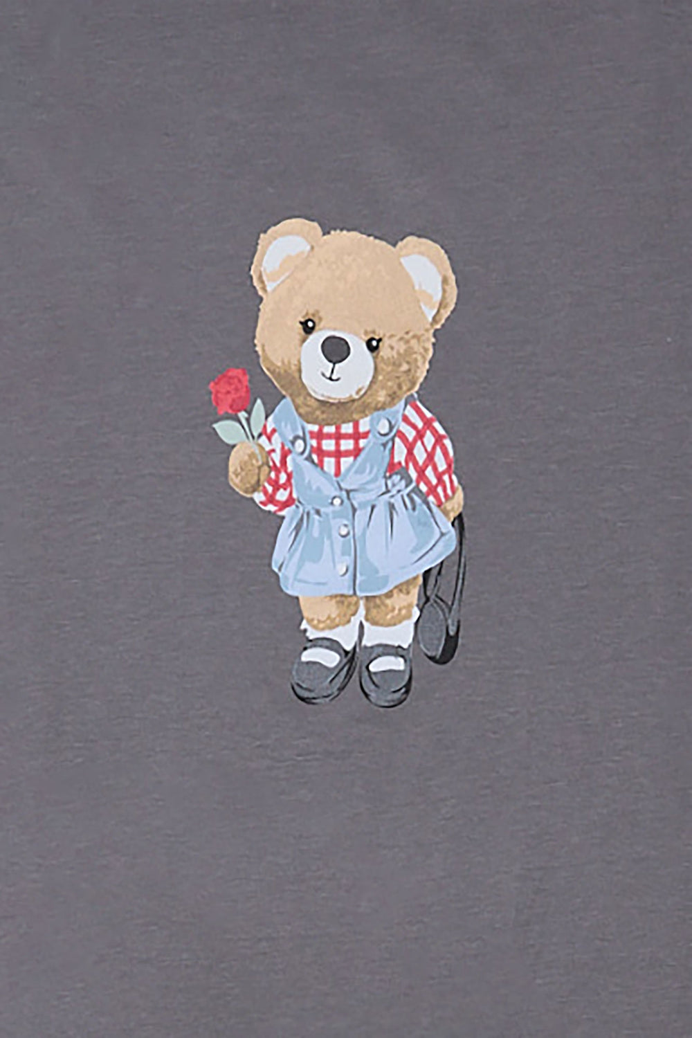 Teddy Bear Rose Graphic Boyfriend Tee Teddy Bear Rose Graphic Boyfriend Tee