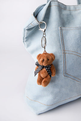 Porte-clés ours en peluche