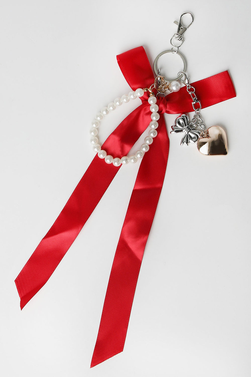 Bow & Pearls Bag Charm Bow & Pearls Bag Charm