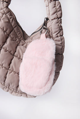 Plush Wallet Clip Keychain