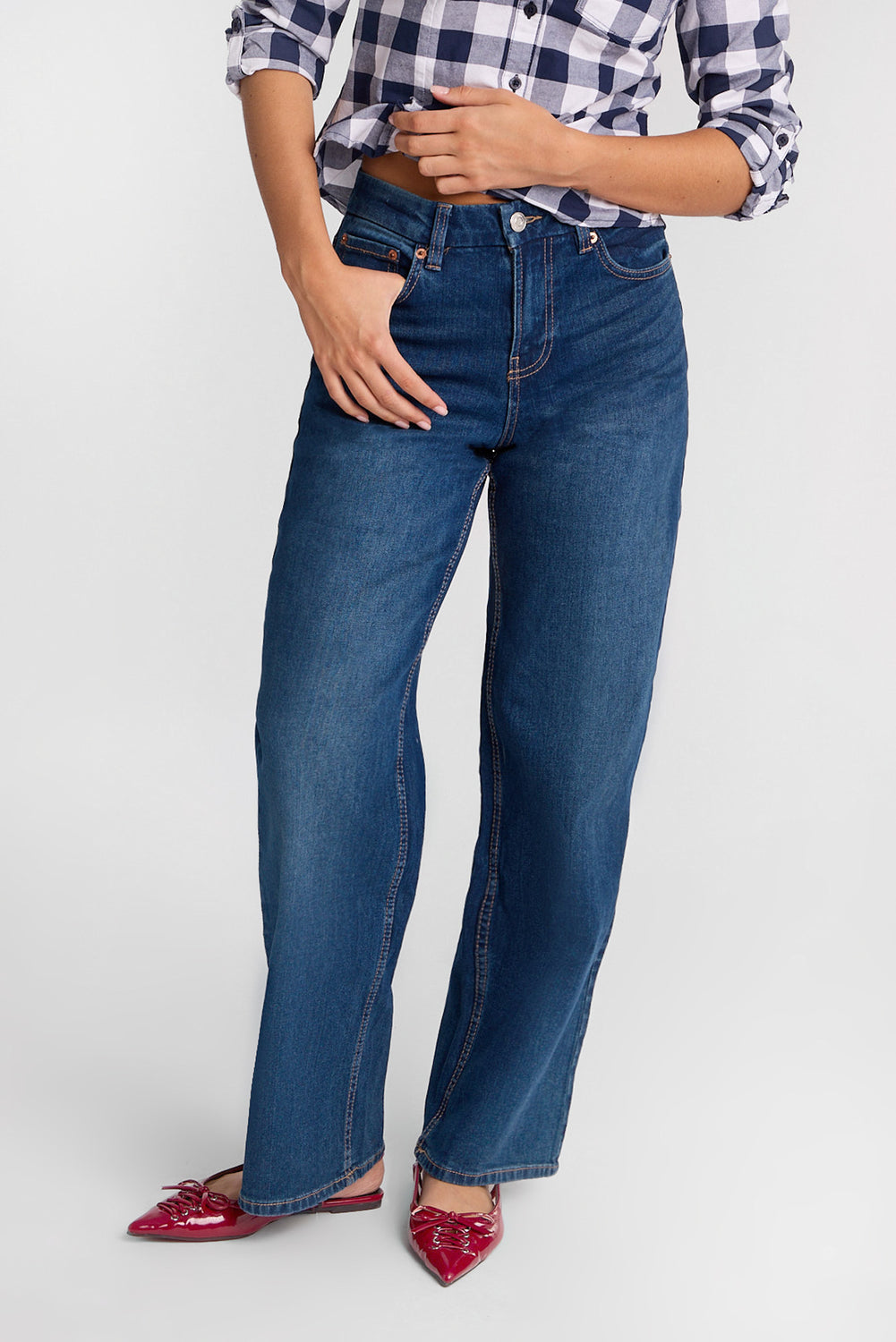 Jean ample taille haute Ella Jean ample taille haute Ella