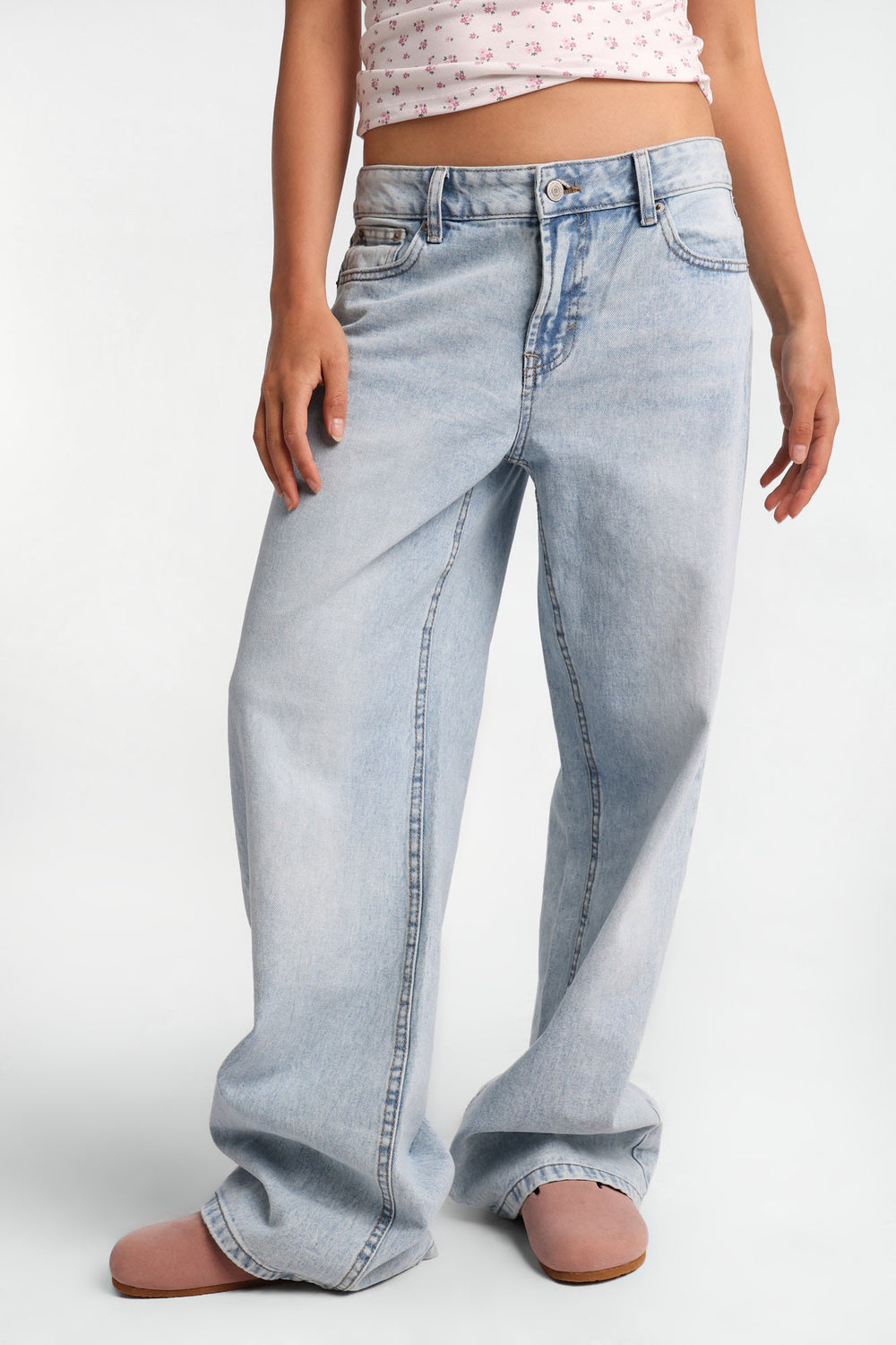 Jean ample taille basse Jean ample taille basse