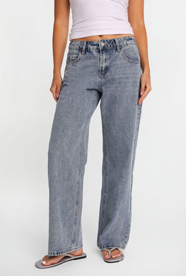 Jean ample taille basse Chloe à taille ajustable