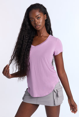 Short Sleeve V-Neck Relaxed Tee