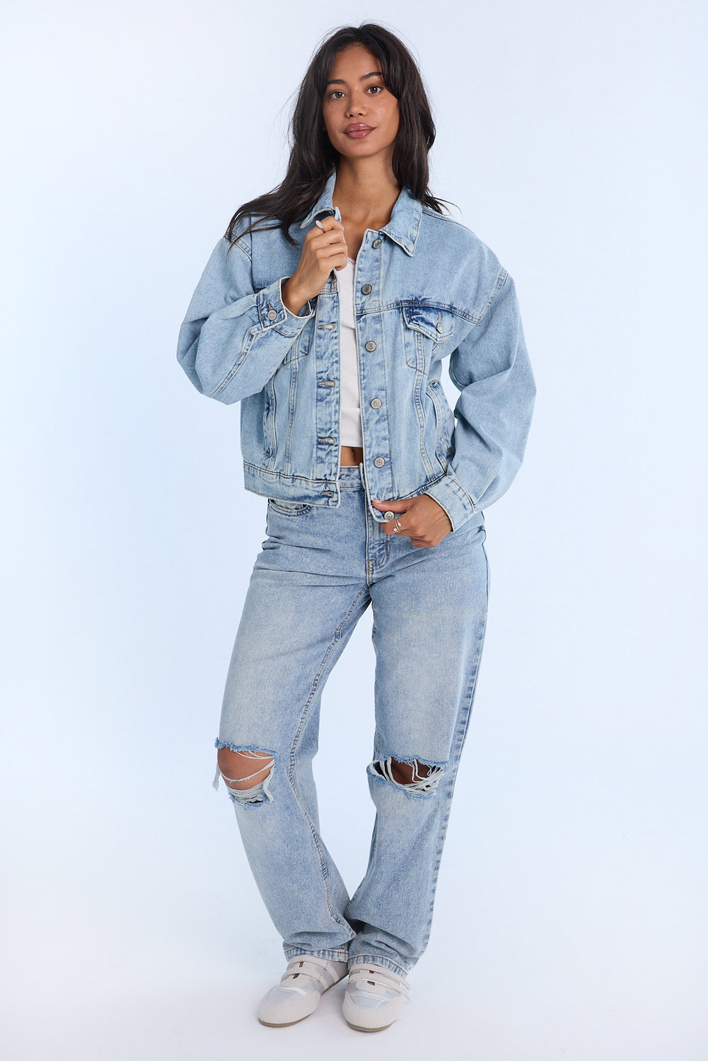 Veste camionneur en denim Veste camionneur en denim