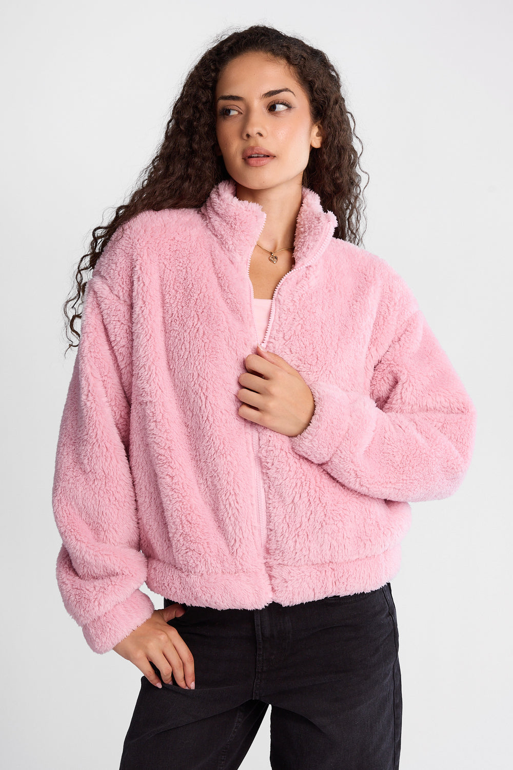 Sherpa Zip-Up Jacket Sherpa Zip-Up Jacket