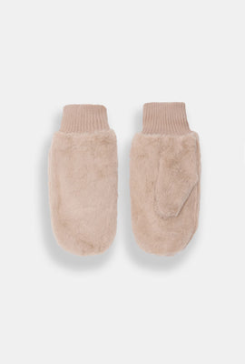 Moufles en molleton pelucheux