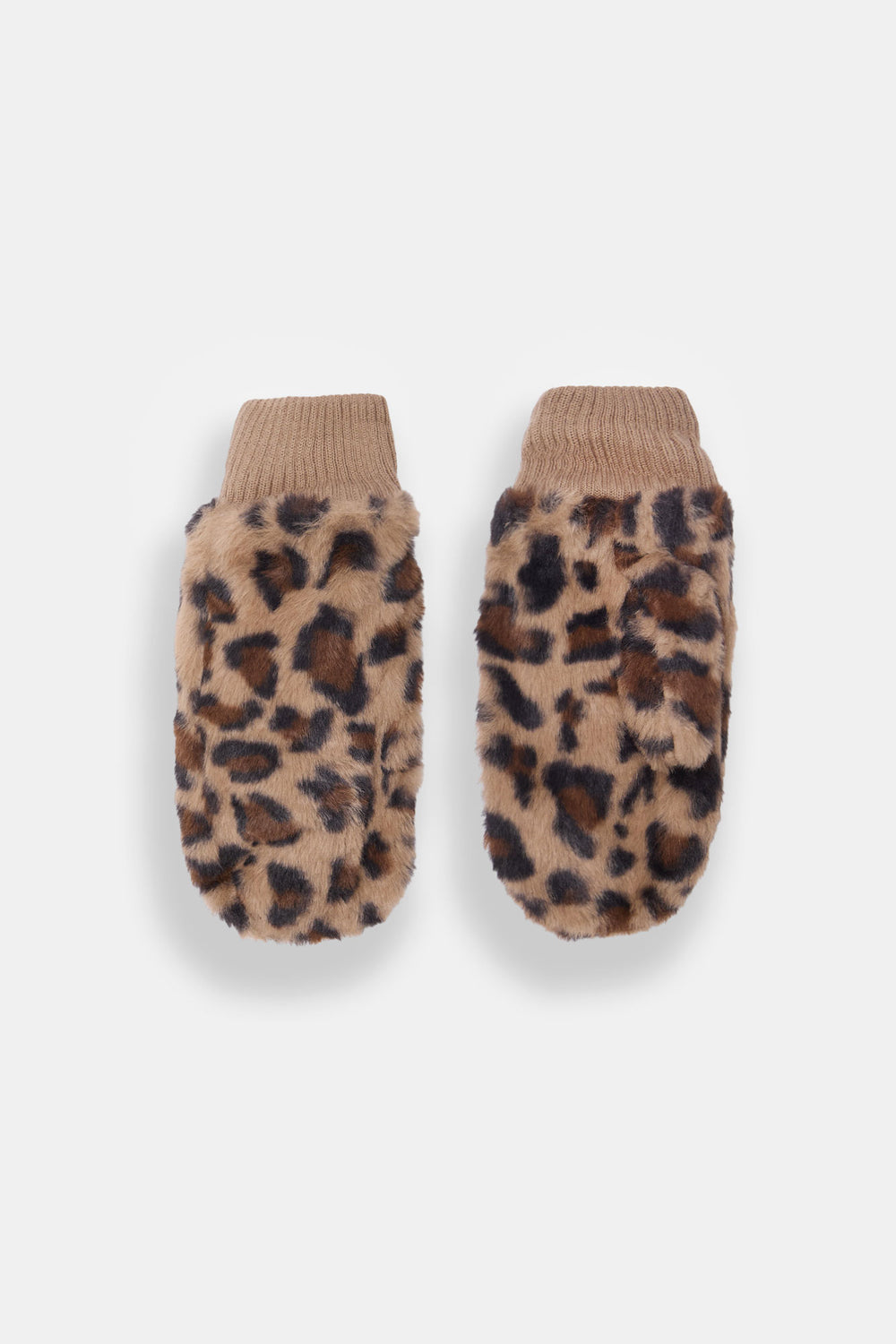 Moufles en molleton pelucheux Moufles en molleton pelucheux