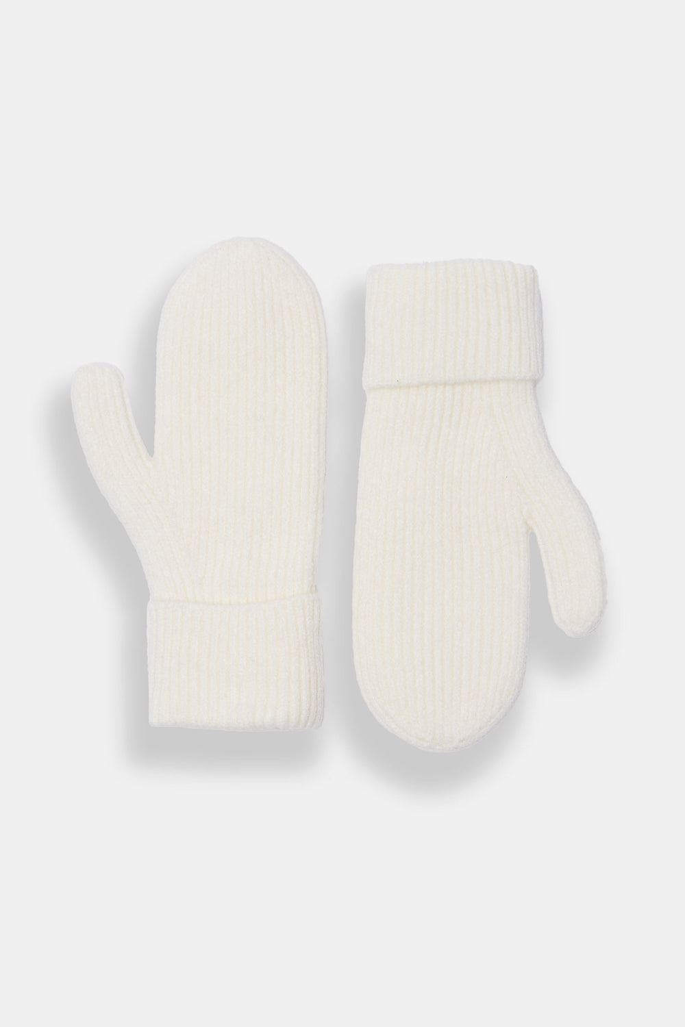 Ribbed Cuffed Mittens Ribbed Cuffed Mittens