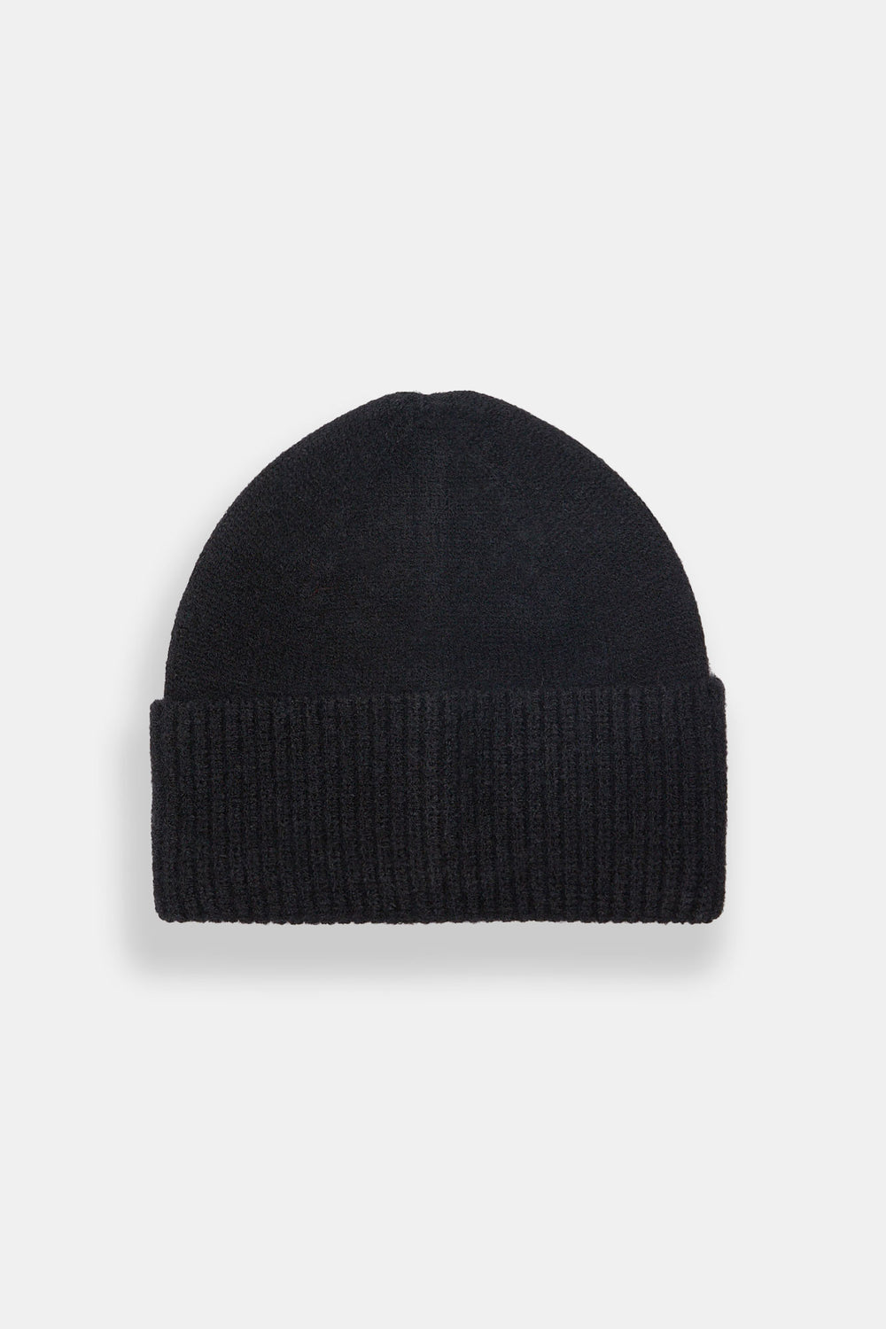 Tuque en tricot côtelé jersey avec revers Tuque en tricot côtelé jersey avec revers