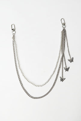 Pearl Double-Layered Wallet Chain