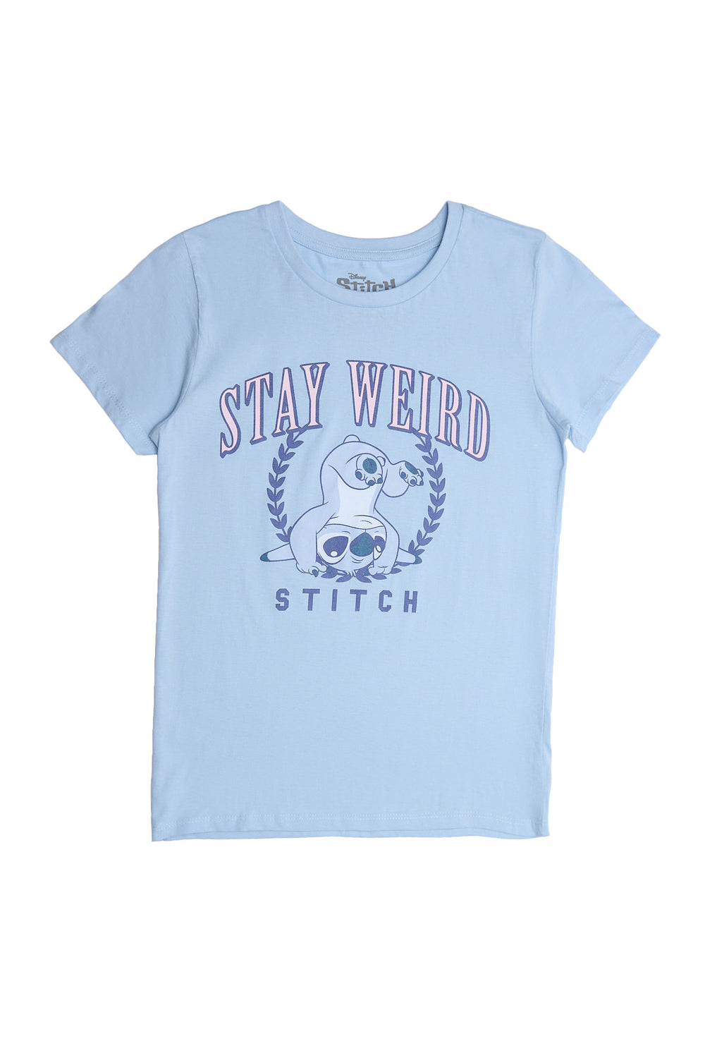 Stitch Stay Weird Classic Fit Graphic Tee Stitch Stay Weird Classic Fit Graphic Tee