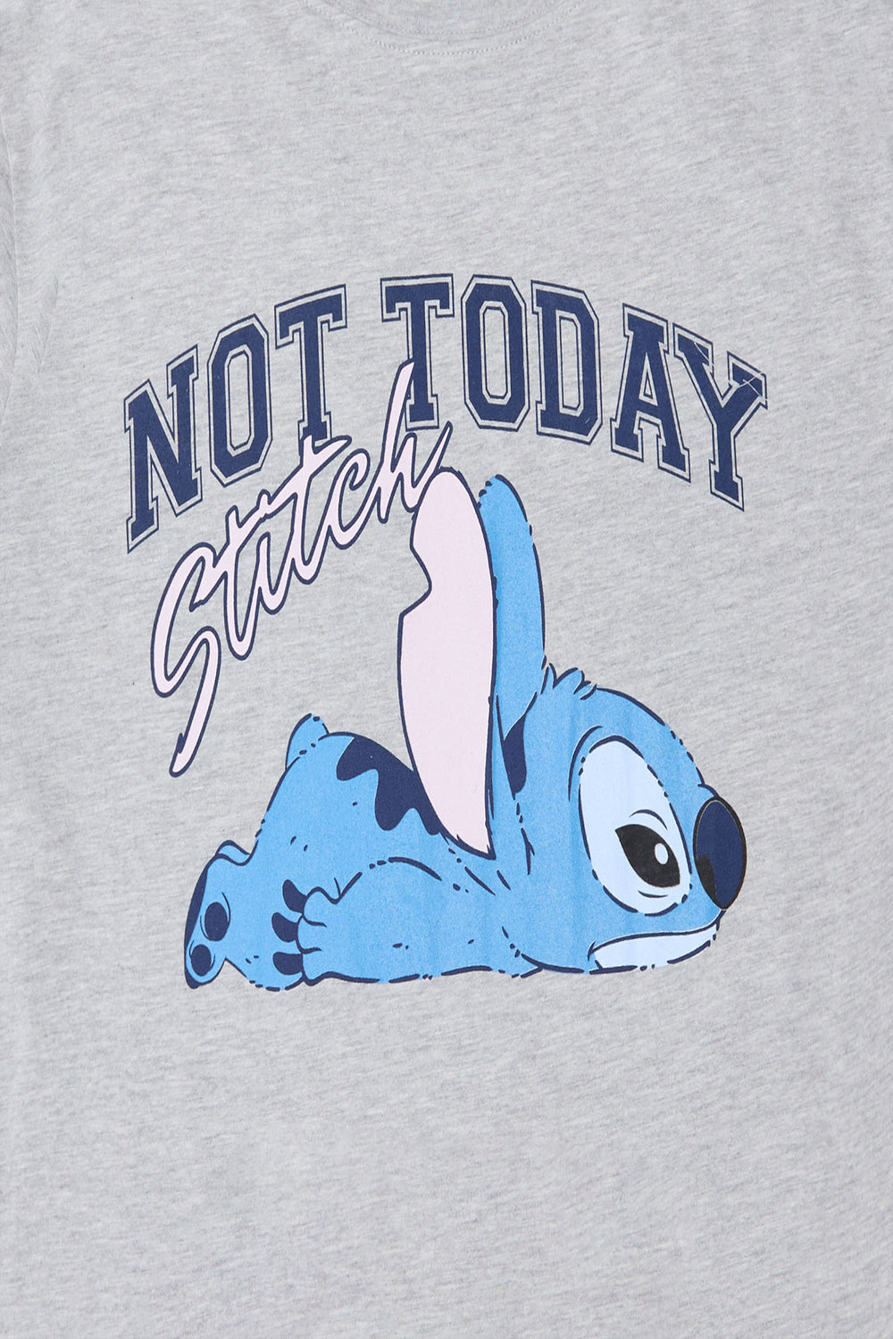 Stitch Not Today Graphic Boyfriend Tee Stitch Not Today Graphic Boyfriend Tee