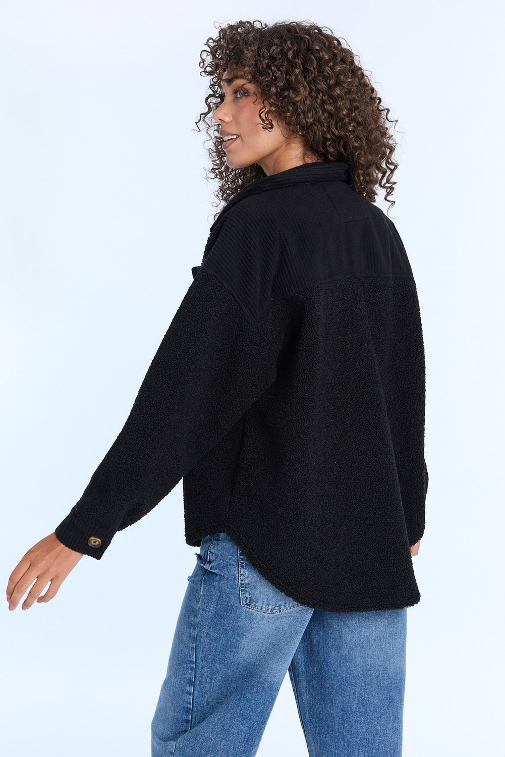 Sherpa Button-Up Shacket Sherpa Button-Up Shacket