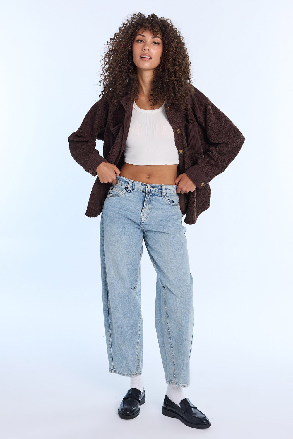 Sherpa Button-Up Shacket Sherpa Button-Up Shacket