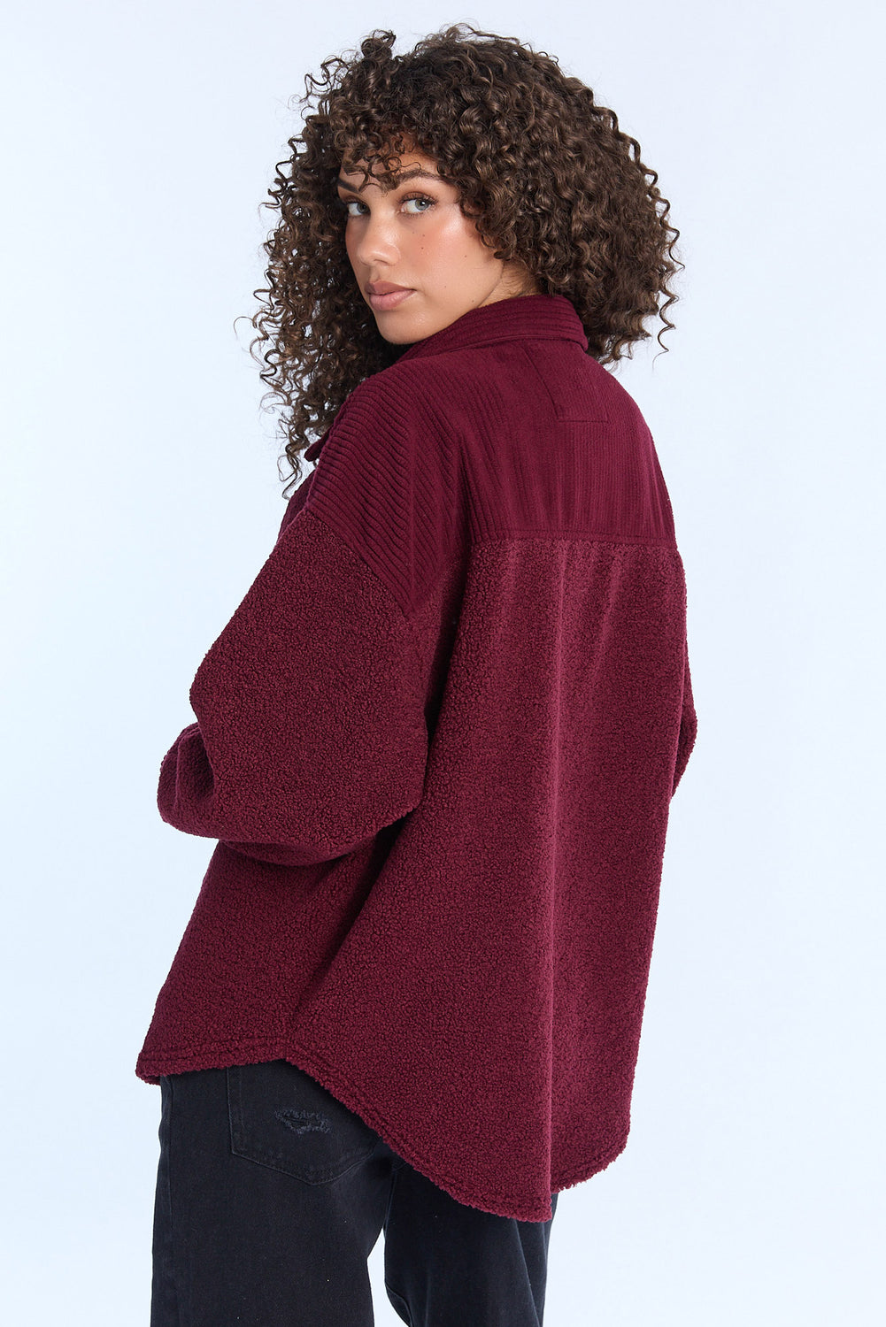 Sherpa Button-Up Shacket Sherpa Button-Up Shacket