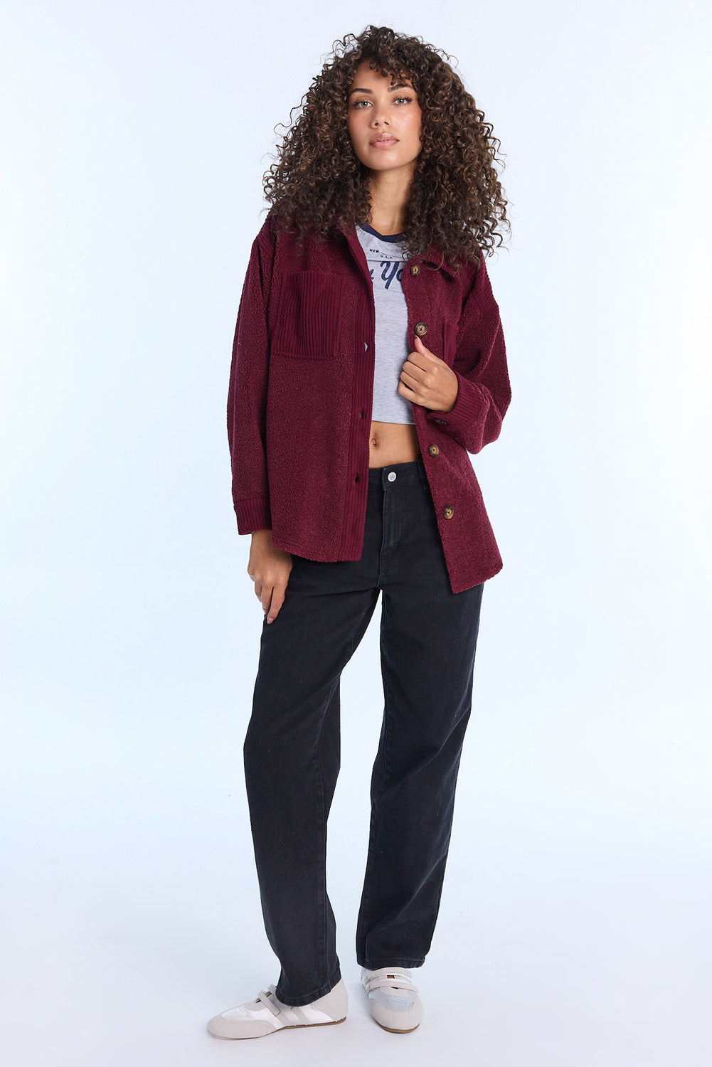 Sherpa Button-Up Shacket Sherpa Button-Up Shacket