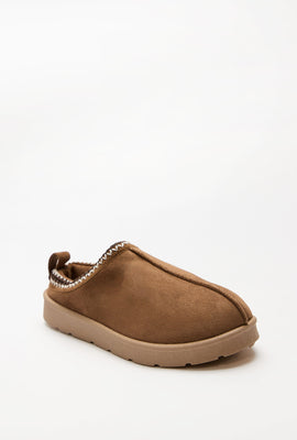 Faux-Suede Clogs
