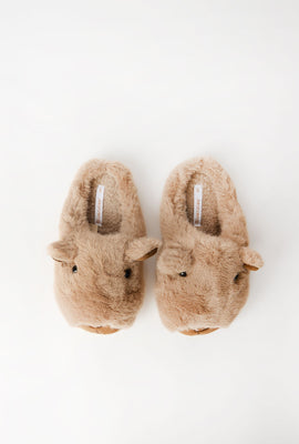 Pantoufles à motif Capybara 3D