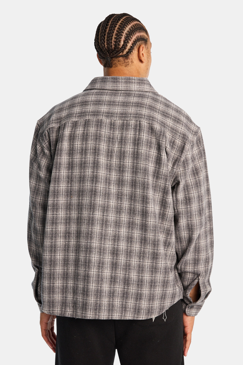 Chemise décontractée à carreaux boutonnée Chemise décontractée à carreaux boutonnée