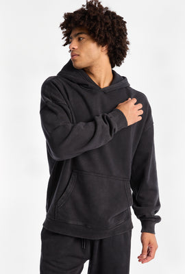 North Western Washed Boxy Hoodie