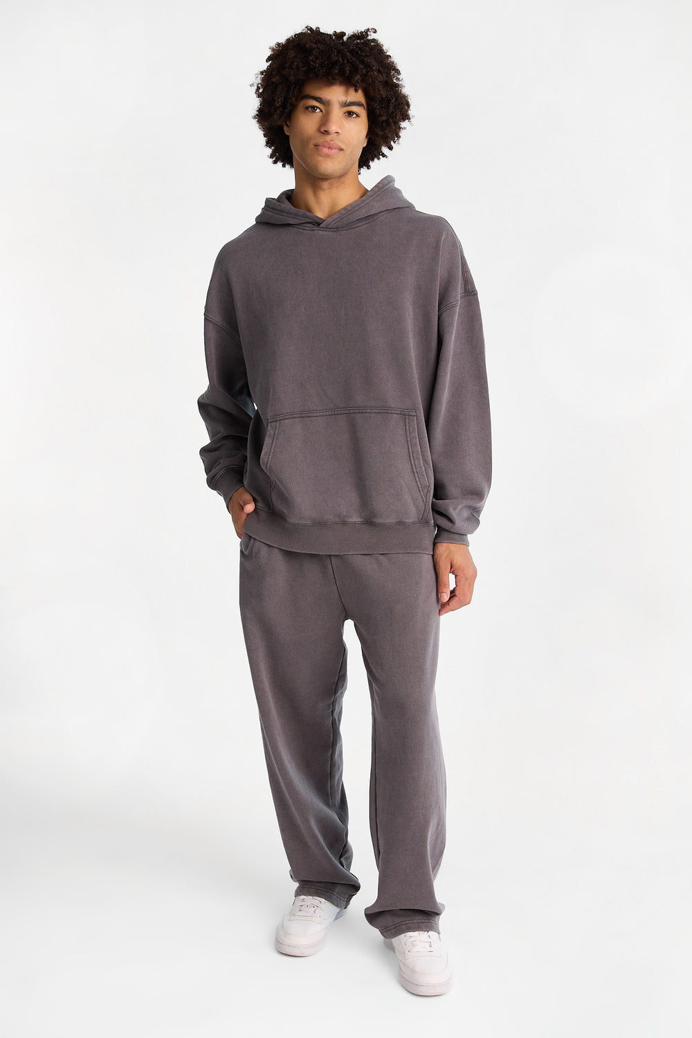 North Western Washed Boxy Hoodie North Western Washed Boxy Hoodie