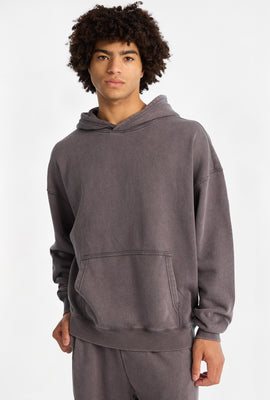 North Western Washed Boxy Hoodie