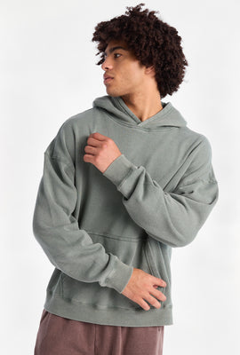 North Western Washed Boxy Hoodie