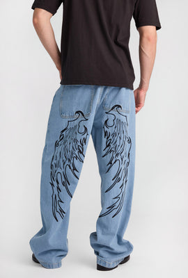 Jean ultra-ample brodé Arsenic