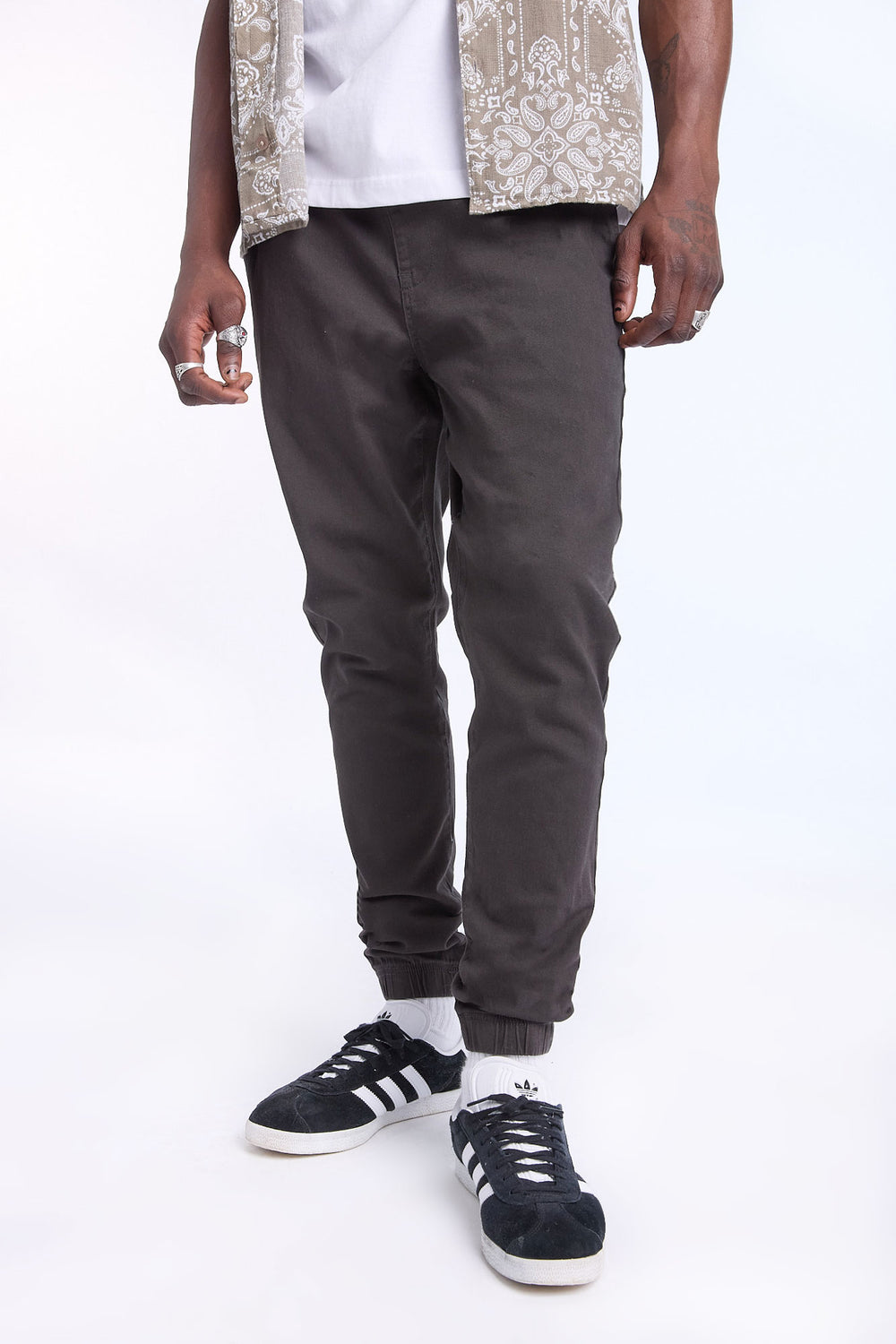 Mens Relaxed Twill Jogger Mens Relaxed Twill Jogger