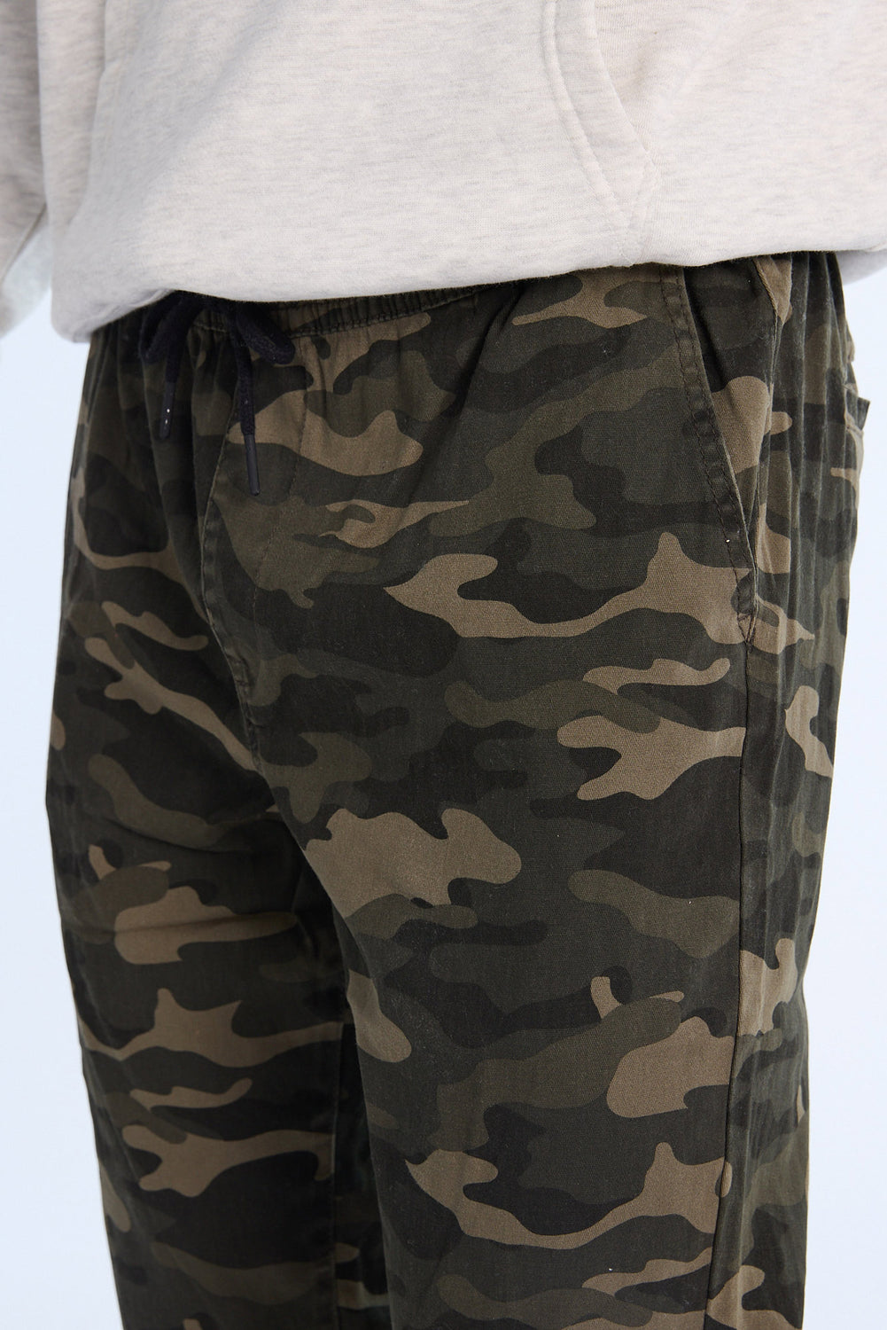 Jogger en sergé coupe décontractée homme Jogger en sergé coupe décontractée homme