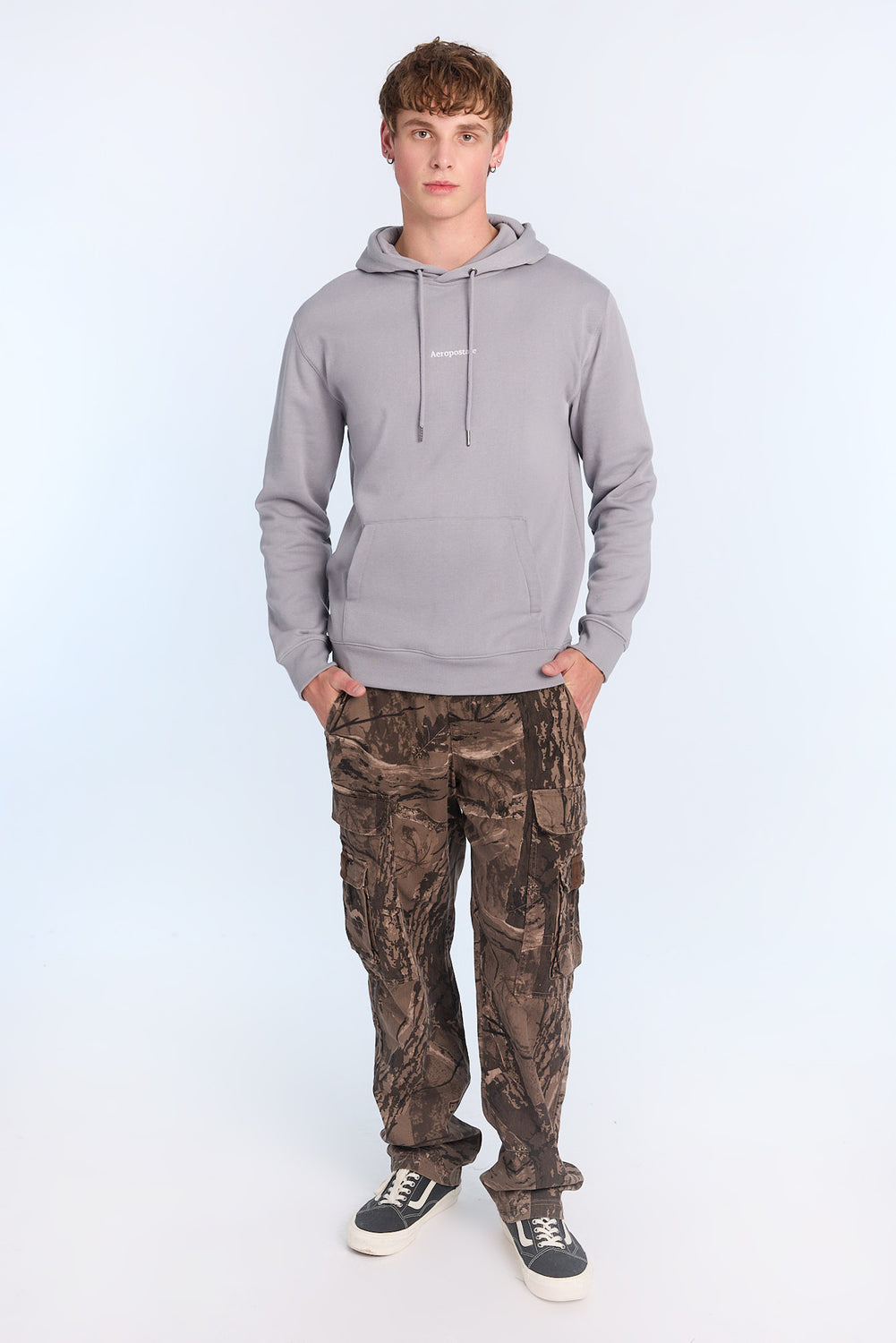Pantalon cargo ample à 4 poches homme Pantalon cargo ample à 4 poches homme