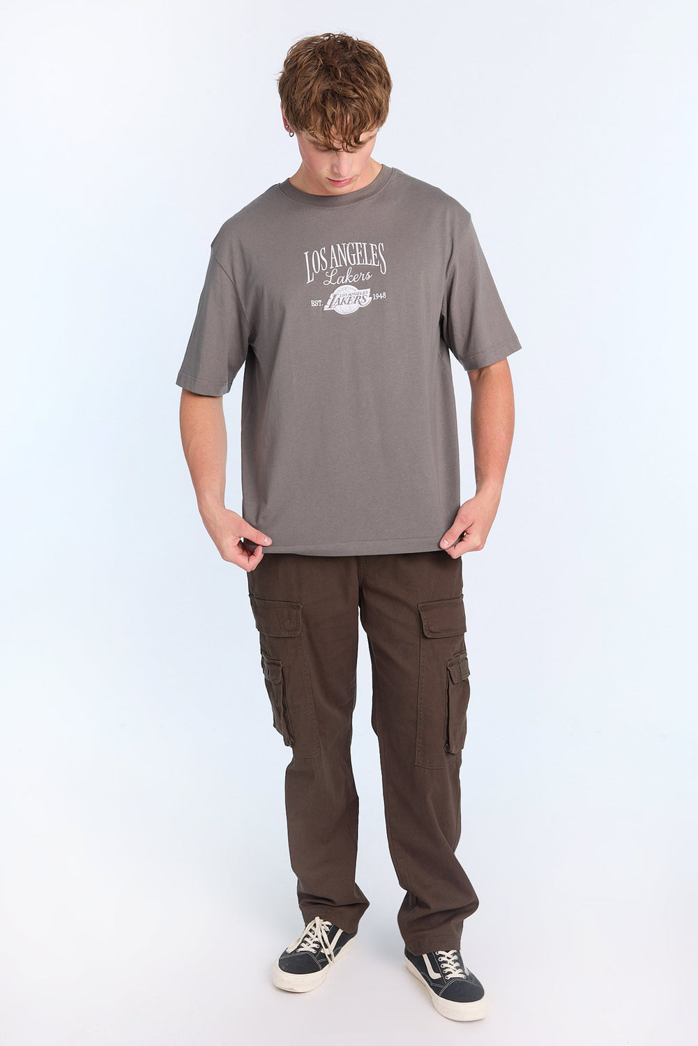 Pantalon cargo ample à 4 poches homme Pantalon cargo ample à 4 poches homme