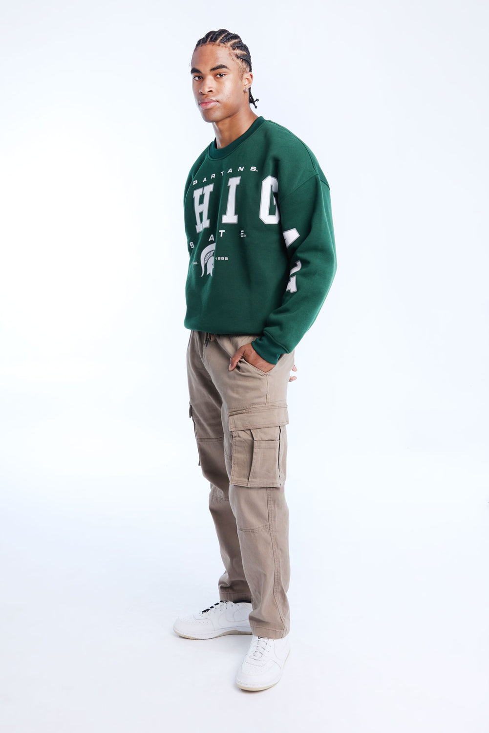 Pantalon cargo utilitaire ample homme Pantalon cargo utilitaire ample homme