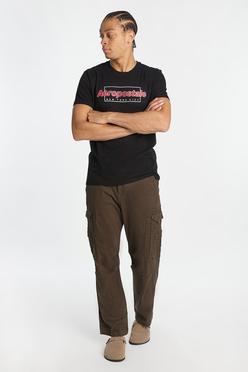 Pantalon cargo utilitaire ample homme Pantalon cargo utilitaire ample homme