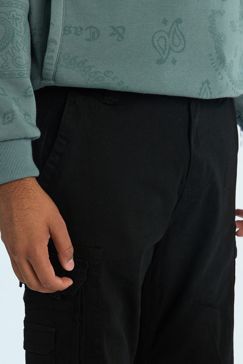 Pantalon cargo utilitaire ample homme Pantalon cargo utilitaire ample homme