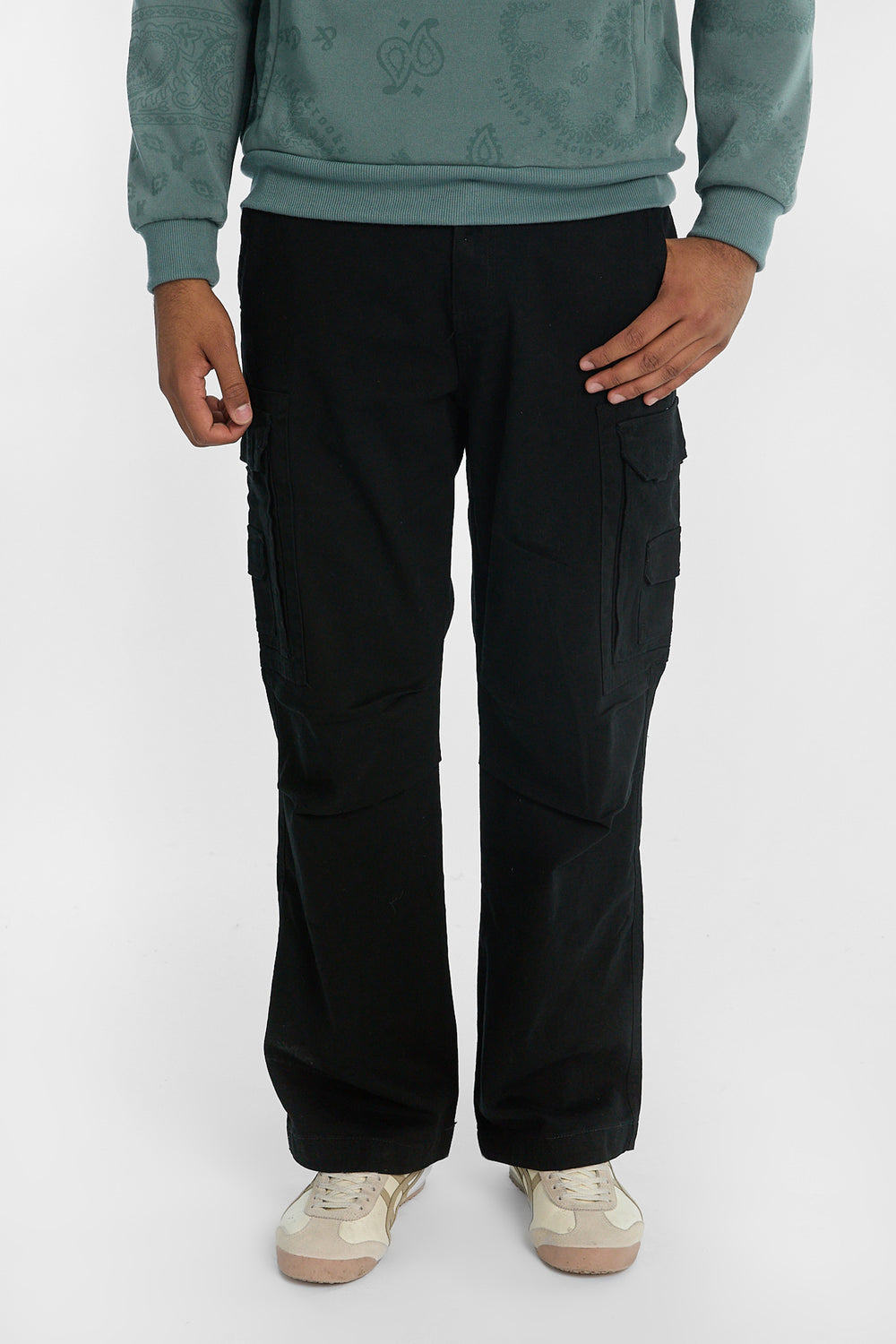 Pantalon cargo utilitaire ample homme Pantalon cargo utilitaire ample homme