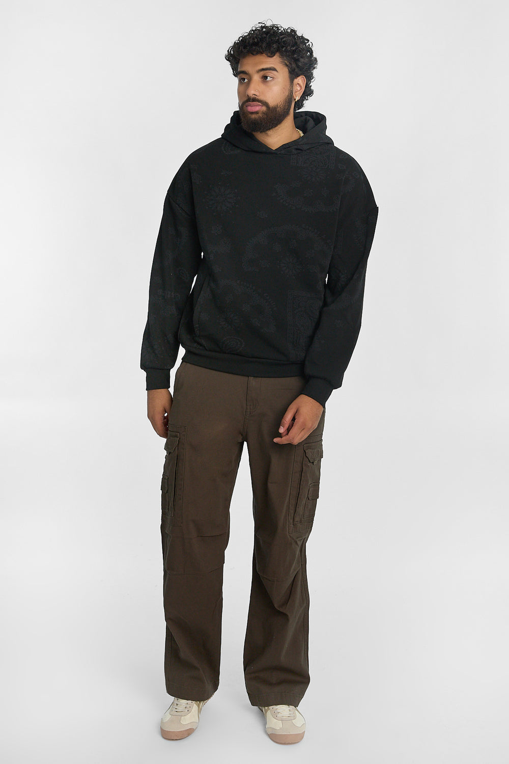 Pantalon cargo utilitaire ample homme Pantalon cargo utilitaire ample homme
