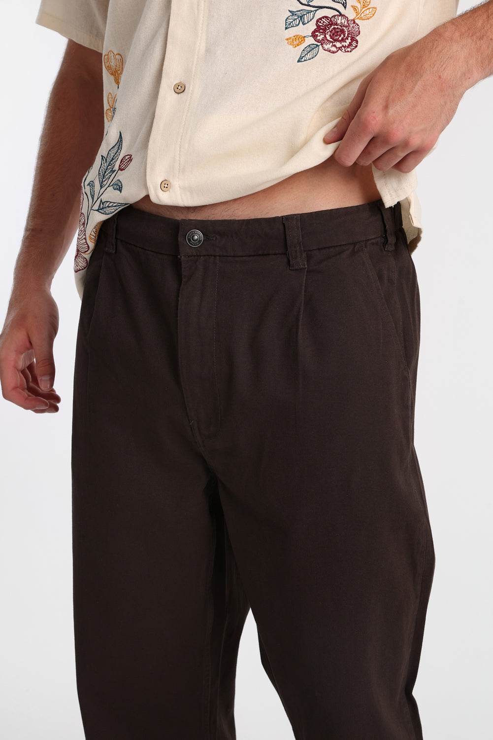 Loose Twill Pleated Pants Loose Twill Pleated Pants