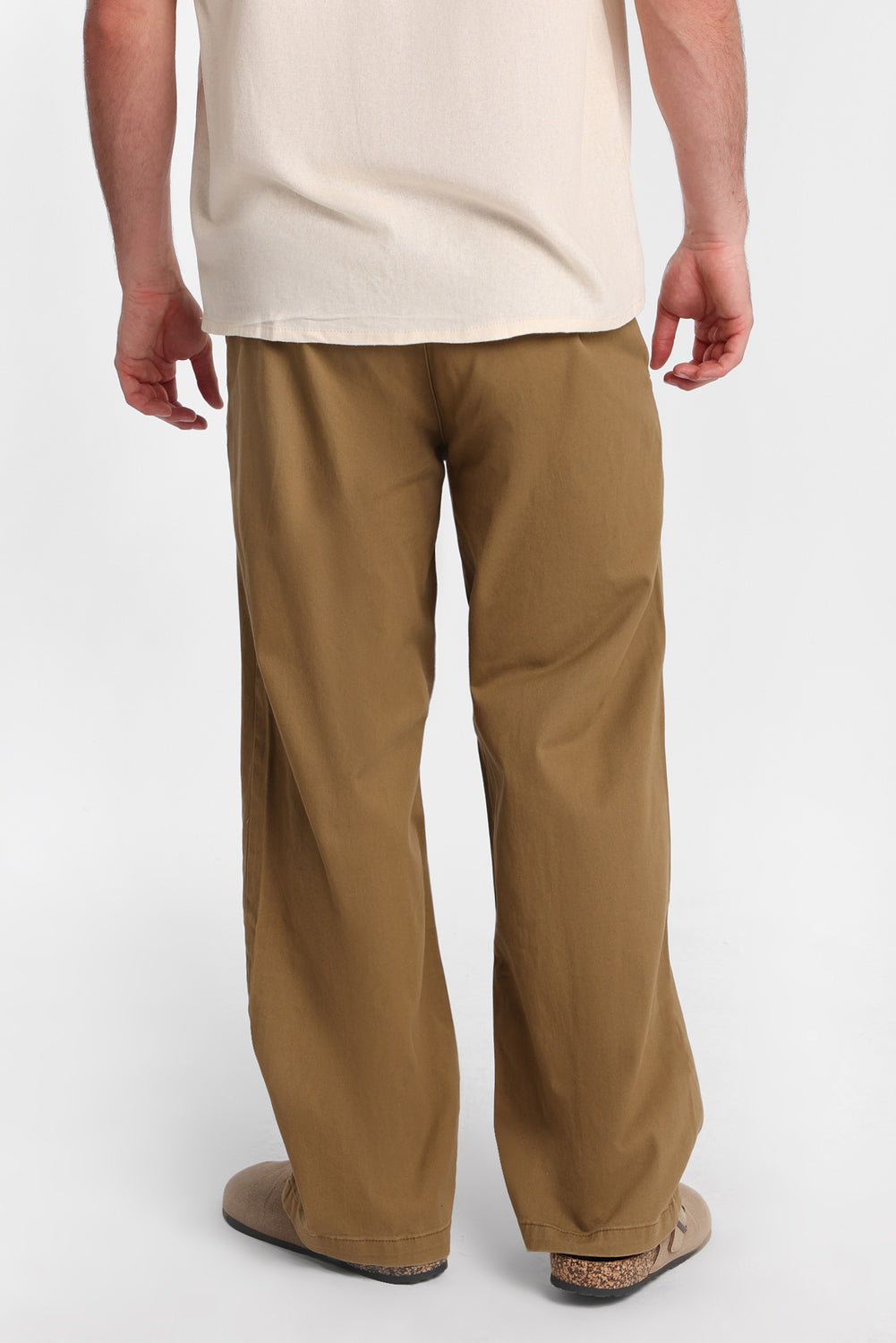 Pantalon ample en sergé Pantalon ample en sergé
