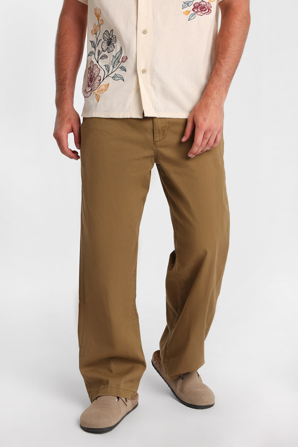 Pantalon ample en sergé Pantalon ample en sergé