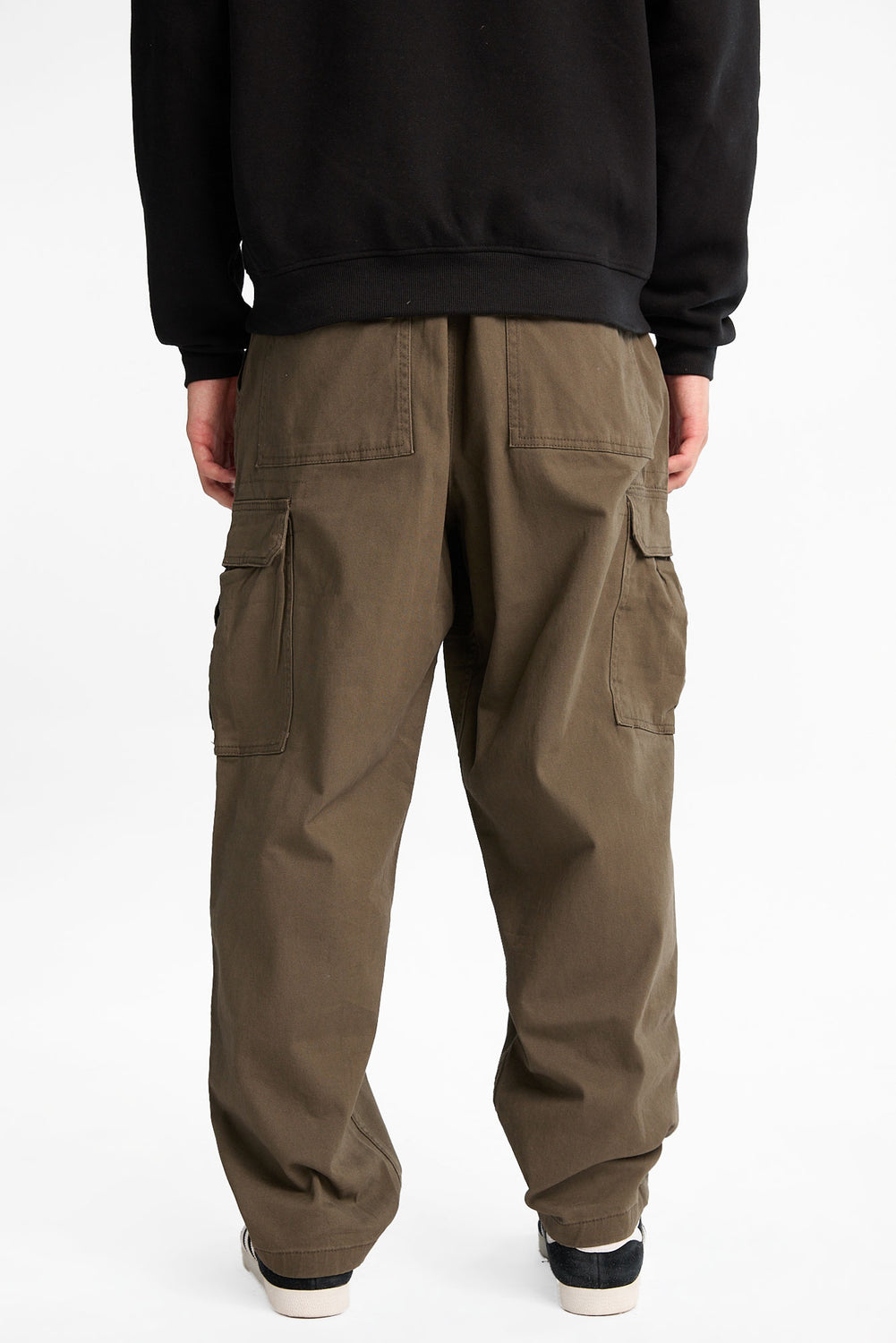 Pantalon cargo ample de skateur en sergé Pantalon cargo ample de skateur en sergé